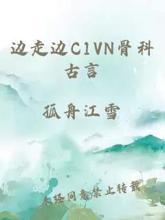 边走边C1VN骨科古言