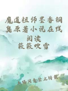 魔道祖师墨香铜臭原著小说在线阅读