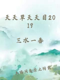 天天草天天目2019