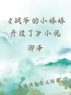 《战爷的小娇娇开挂了》小说