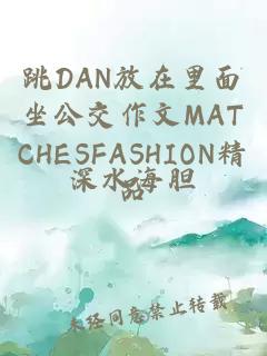 跳DAN放在里面坐公交作文MATCHESFASHION精品