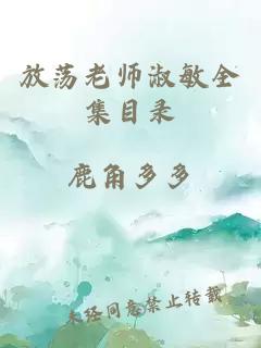 放荡老师淑敏全集目录