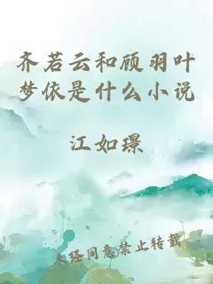 齐若云和顾羽叶梦依是什么小说