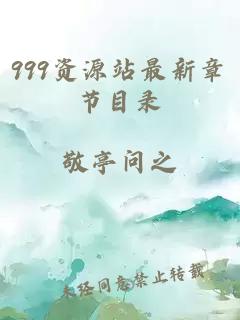 999资源站最新章节目录