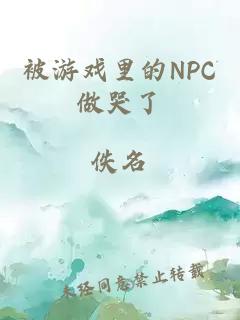 被游戏里的NPC做哭了