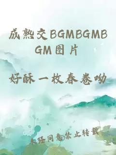 成熟交BGMBGMBGM图片