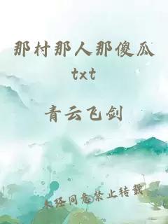 那村那人那傻瓜txt