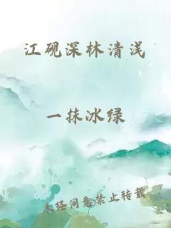 江砚深林清浅