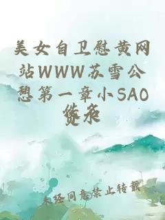 美女自卫慰黄网站WWW苏雪公憩第一章小SAO货水