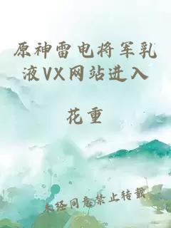 原神雷电将军乳液VX网站进入