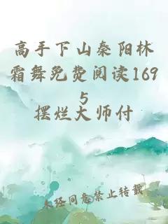 高手下山秦阳林霜舞免费阅读1695